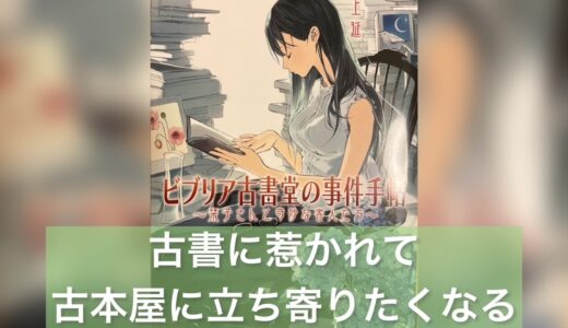 【感想】「ビブリア古書堂の事件手帖」三上延著｜古本屋のあの雰囲気が好きな方必読です！